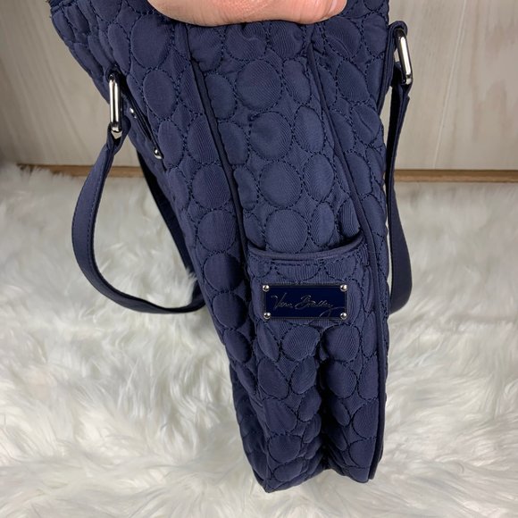 *SOLD*Vera Bradley Classic Navy Large Handbag - Picture 7 of 7